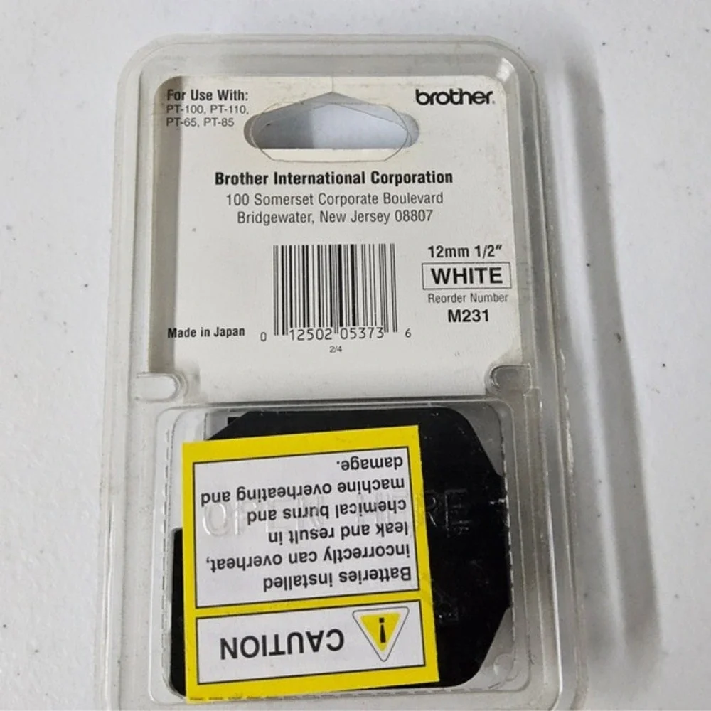Brother Label‎ Maker Tape 1/2
